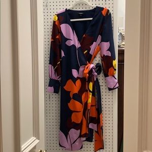 Halogen Multicolored Wrap Dress